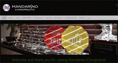 Desktop Screenshot of mandarinochiropractic.com